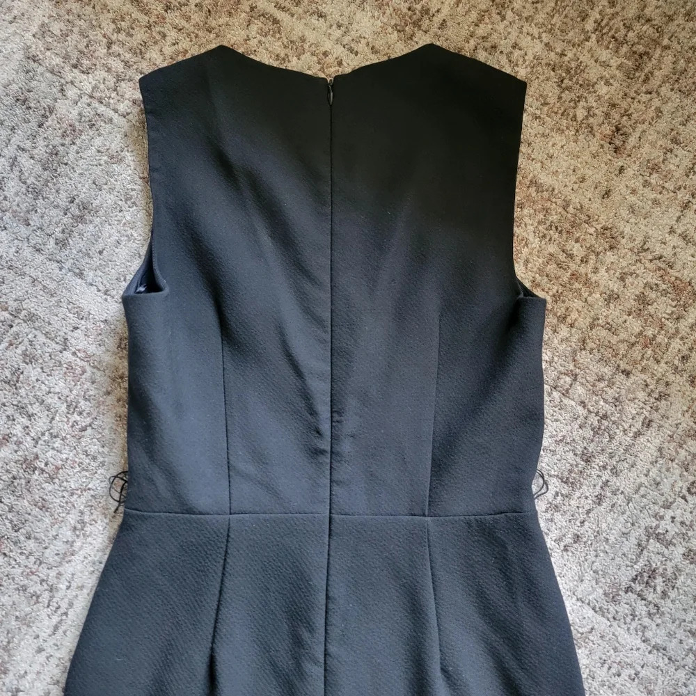 NWT Trina Turk Black Sleeveless Wide Leg Business Jumpsuit Full Length‎ Size 4